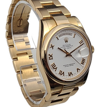 Load image into Gallery viewer, Rolex DayDate White Roman Dial 118205