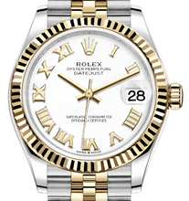 Load image into Gallery viewer, Rolex 278273 2021 White Roman Dial Two-Tone Datejust on Jubilee
