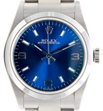 Load image into Gallery viewer, Rolex 77080 Blue Dial Oyster Perpetual