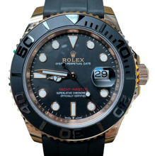 Load image into Gallery viewer, Rolex 126655 Yacht-Master Black Dial Rose Gold