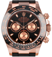 Load image into Gallery viewer, Rolex 116515LN Oysterflex Rose-Gold Black dial Daytona