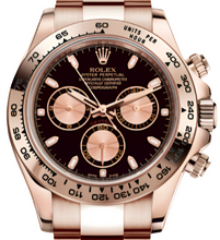 Load image into Gallery viewer, Rolex 116505 Black Dial Rose Gold Daytona