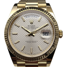 Load image into Gallery viewer, Rolex 228238 Yellow Gold Diagonal Motif