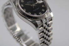Load image into Gallery viewer, Rolex 116234 Datejust 36 in Steel with Black Jubilee Diamond Dial