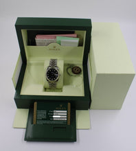 Load image into Gallery viewer, Rolex 116234 Datejust 36 in Steel with Black Jubilee Diamond Dial