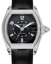 Load image into Gallery viewer, Cartier Roadster Vegas Roulette Red Green Steel Mens Watch W62002V3
