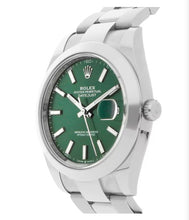 Load image into Gallery viewer, Rolex Datejust GREEN Dial 126300