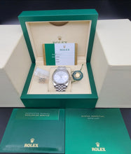 Load image into Gallery viewer, Rolex Datejust Silver Index Dial 126334