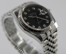 Load image into Gallery viewer, Rolex 116234 Datejust 36 in Steel with Black Jubilee Diamond Dial
