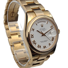Load image into Gallery viewer, Rolex DayDate White Roman Dial 118205
