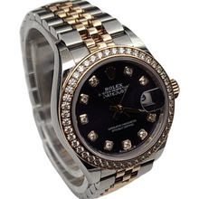 Load image into Gallery viewer, Rolex 279381RBR Two Tone Diamond Set Aubergine Jubilee
