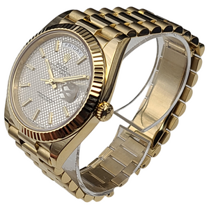 Rolex 228238 Yellow Gold Diagonal Motif