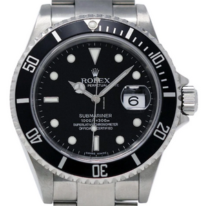 Rolex 16610 Submariner Date Stainless Steel Black Dial