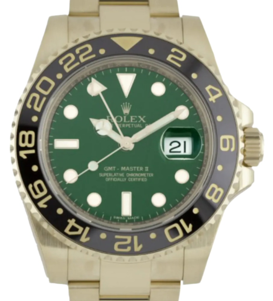 Rolex 116718LN GMT Master II Green Dial