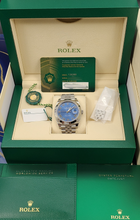 Load image into Gallery viewer, Rolex 126300 Azzurro Blue Roman Dial
