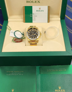 Rolex 116618LN Submariner Date 18k Yellow-Gold