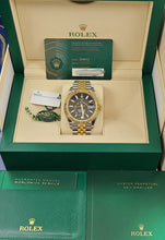 Load image into Gallery viewer, Rolex 326933 Sky Dweller Two-Tone Yellow-Gold Black Index Dial on Jubilee
