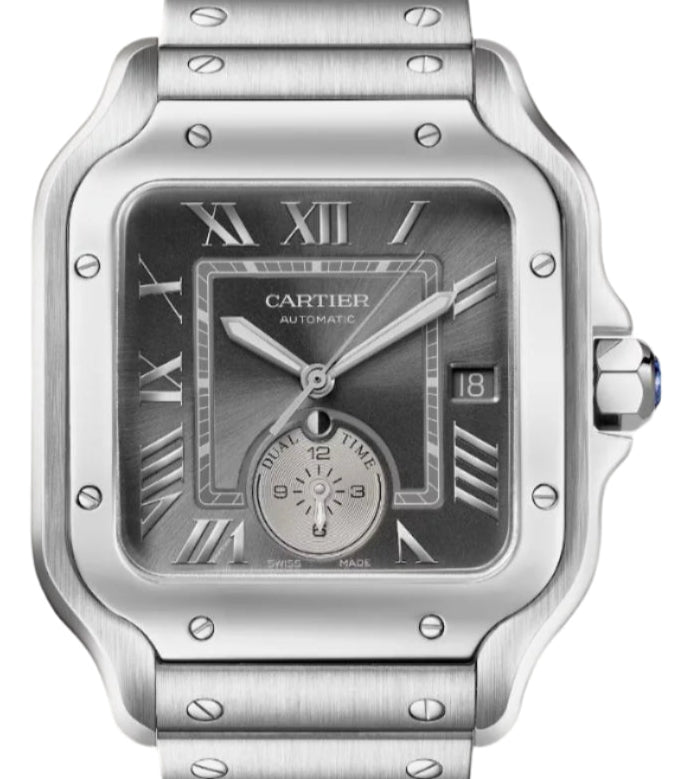 Cartier WSSA0076 Santos Large Dual Time
