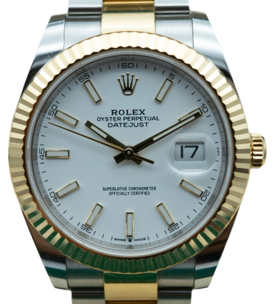 Rolex 126333 Datejust 41 White Dial