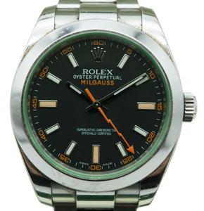 Rolex 116400v Milgauss Black Index Dial