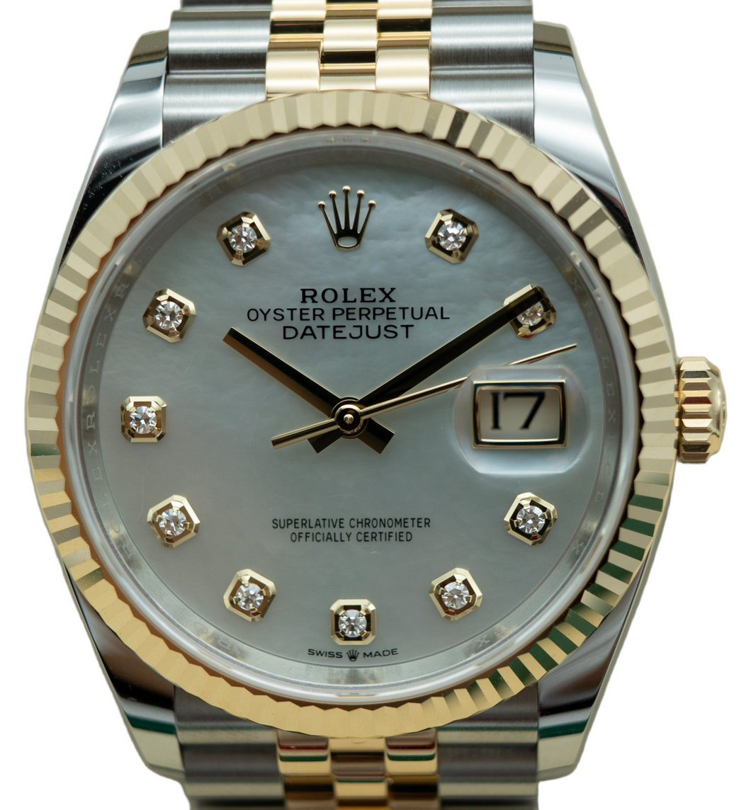 Rolex 126233 Datejust 36 Two-Tone Mother of Pearl