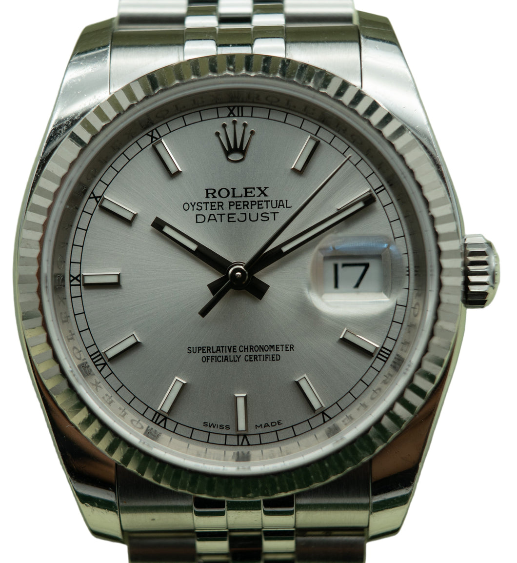 Rolex 116234 Datejust 36 Silver Dial