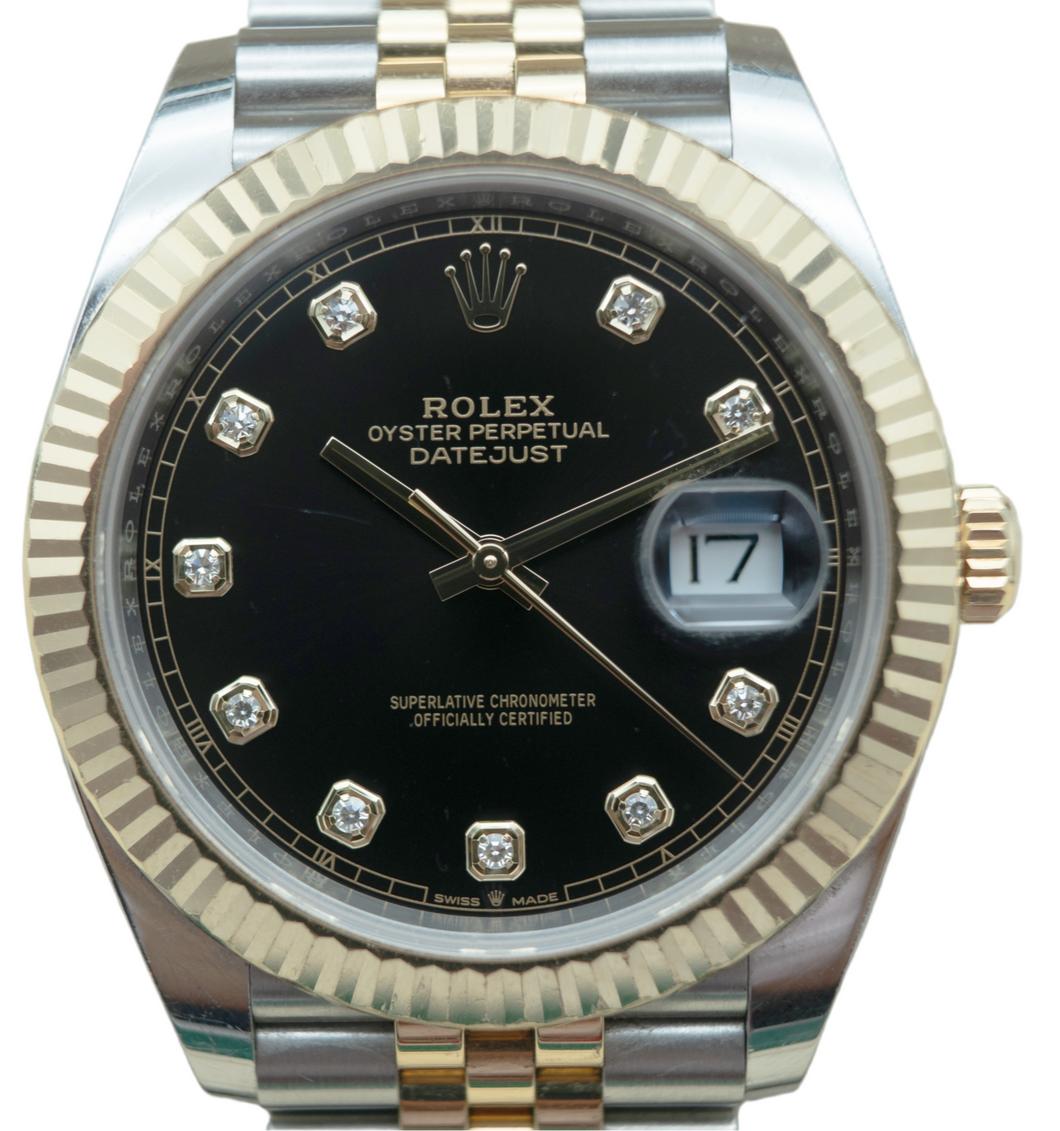 Rolex 126333 Datejust 41 Black Diamond Dial