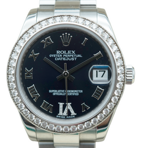Rolex 178384 Datejust 31 Diamond Set Bezel