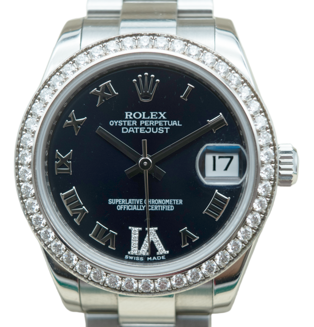 Rolex 178384 Datejust 31 Diamond Set Bezel