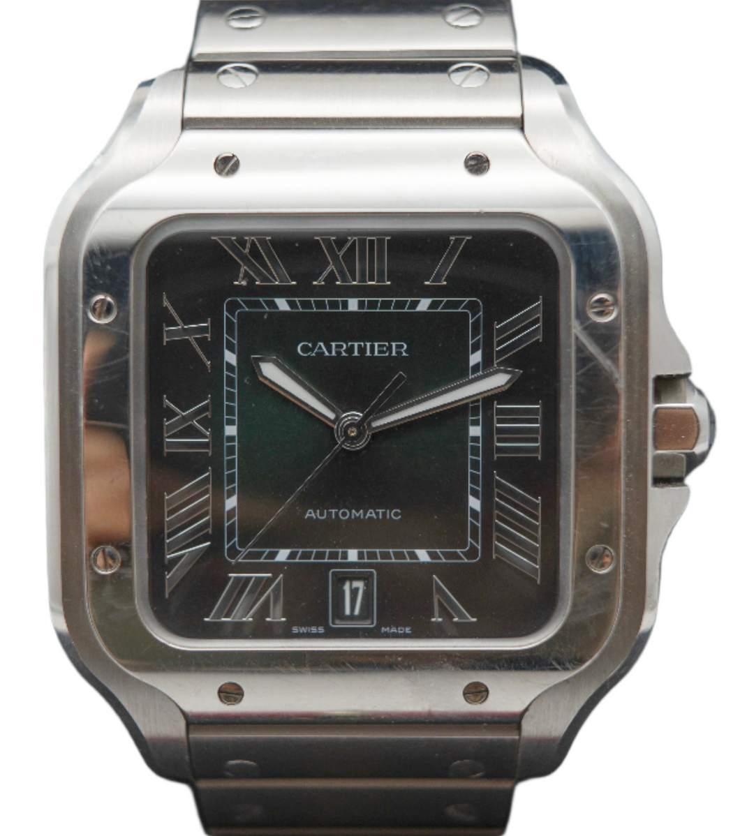Cartier WSSA0062 Santos L Green