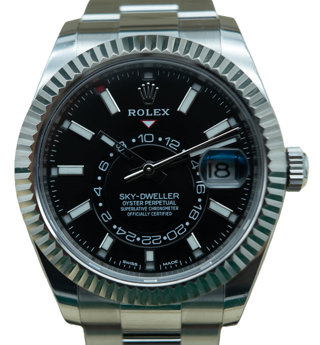 Rolex 326934 Sky Dweller Black dial