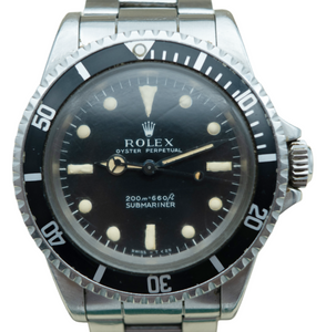 Rolex 5513 Submariner Meters First possibly relumed dial