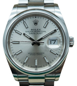 Rolex 126200 Silver Dial Datejust