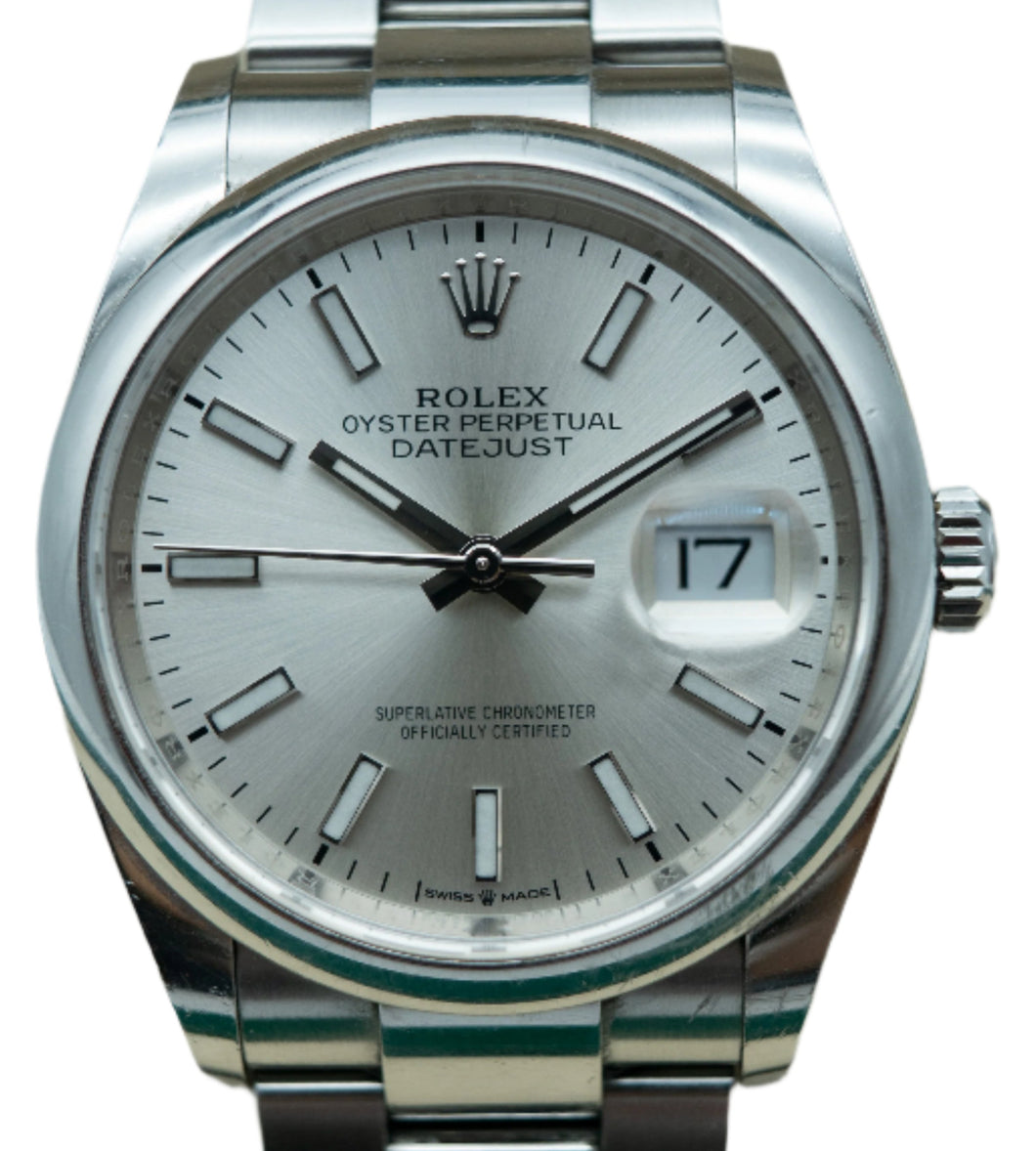 Rolex 126200 Silver Dial Datejust