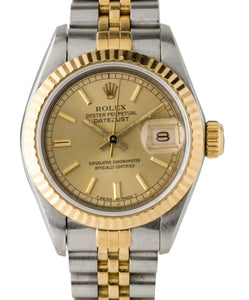 Rolex Lady-Datejust Two tone Champagne 69173
