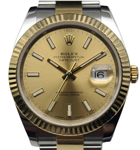 Rolex 126333 Two Tone Champagne Dial Datejust