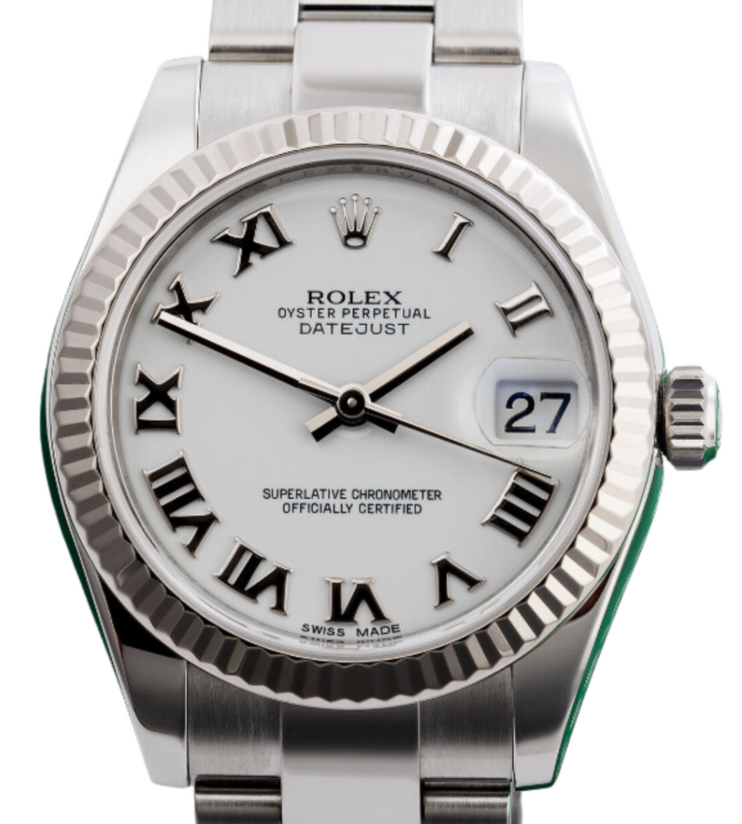 Rolex 178274 White Roman Dial