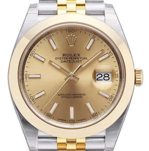 Rolex 126303 Datejust 41 Two-Tone Champagne Dial in Jubilee