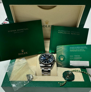 Rolex 126334 Blue Dial Datejust