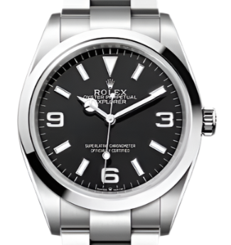 Rolex 214270 NOS Black Dial Explorer