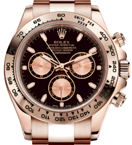 Rolex 116505 Black Dial Rose Gold Daytona