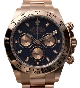 Rolex 116505 Rose Gold Black Dial Daytona