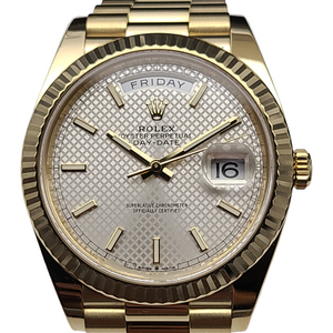 Rolex 228238 Yellow Gold Diagonal Motif