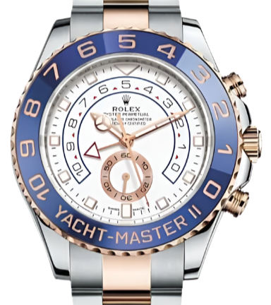 Rolex 116681 Two Tone Yacht-Master II White Dial