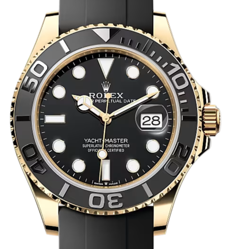 Rolex 226658 Yacht-Master Yellow Gold on Oysterflex