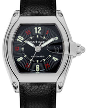 Load image into Gallery viewer, Cartier Roadster Vegas Roulette Red Green Steel Mens Watch W62002V3
