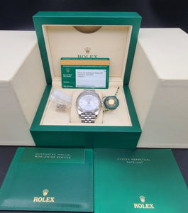 Rolex Datejust Silver Index Dial 126334