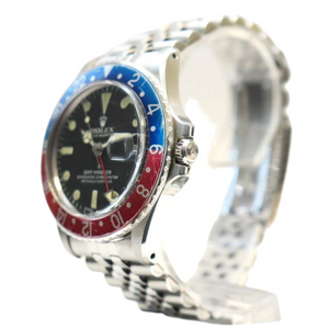 Rolex Reference 1675 Gmt-Master 'pepsi' 3.7 million serial   Stainless Steel Automatic Dual Time Wristwatch With Date And Bracelet