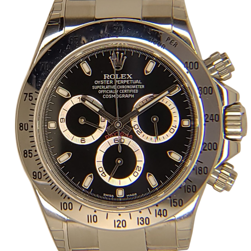 Rolex 116520 Stainless Steel Daytona with Stickers