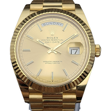 Load image into Gallery viewer, Rolex 228238 Gold, Champane dial Daydate president
